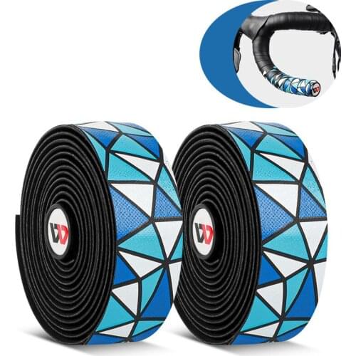 Bike Handlebar Tape Road Bicycle Color Anti-slip PU Handlebar Strap Racing Bicycle Hand Bar Tape Wrap Ribbon Bike Accessories