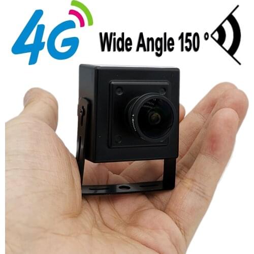 Mini 4G SIM Card IP Camera 1080P 5MP HD Indoor Security Miniature Small 4G Bullet Camera CCTV Metal P2P Onvif Audio Camhi Alarm