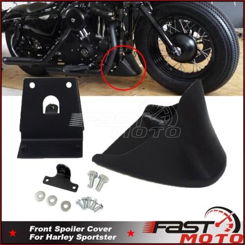 Lower Air Dam Chin Fairing Front Spoiler Bottom Fender Cover For Harley Sportster Seventy Two Roadster SuperLow Iron XL 833 1200