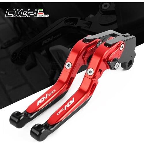 New With ADV150 logo Motorcycle Adjustable Foldable Extendable Brake Levers For Honda ADV150 ADV 150 2019 2020