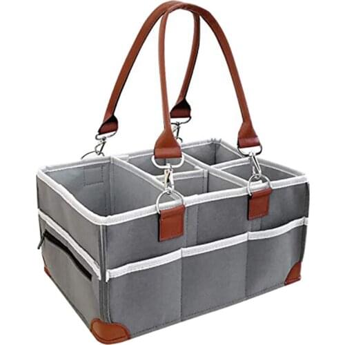 New Baby Diaper Caddy Organizers,Nursery Diaper Tote Bag,Large Portable Car Travel Organizer,Portable Stroller Organizer,Class