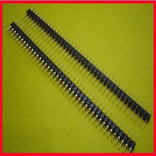 Single-row needle/Double-pointed needle/2.54 pitch/1*40P/Single-row double-headed round needle [Plating real gold for 3 years