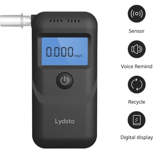 JJCSY01Alcohol Tester Handheld Digital Alcohol Breath Tester Breathalyzer Analyzer LCD Display Mini Blowing Tester