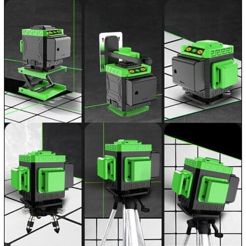 8/12/16 Lines 4D Laser Level Level Self-Leveling 360 Horizontal And Vertical Cross Super Powerful Green Laser Level APP Cotrol