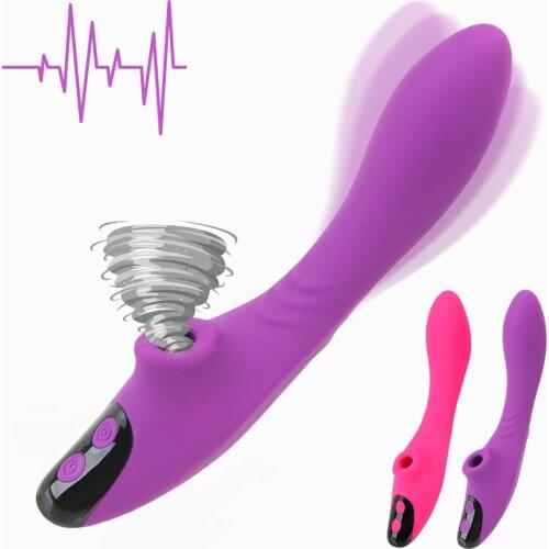 VATINE Sucking Vibrator Clit Nipple Sucker Clitoris Stimulator G-Spot Dildo Vibrator Sex Toys for Women Female Masturbator