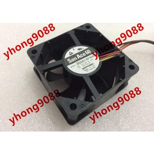SANYO DENKI 9S0612P4H04 DC 12V 0.14A 60x60x25mm Server Cooling Fan