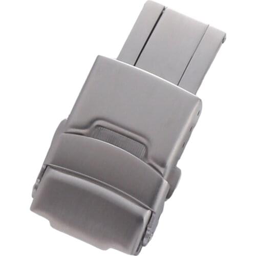 18mm 20mm 22mm Fold Safety Clasp Buckle Clasp Fit For Universary Seiko Dive Watch