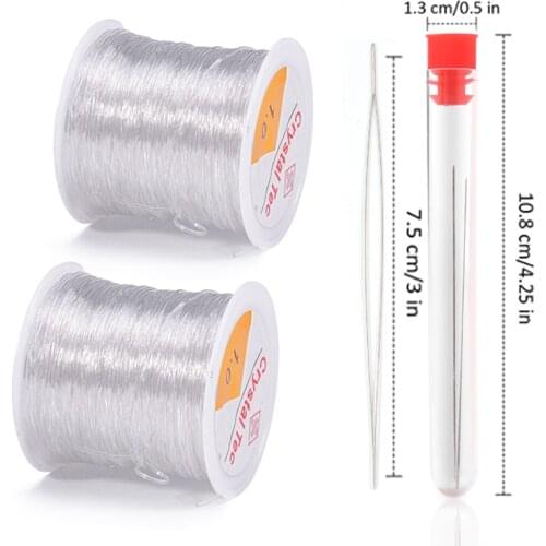 100M/Roll Plastic Crystal DIY Beading Stretch Cords Elastic Line Jewelry Making Supply Wire String jeweleri thread String Thread