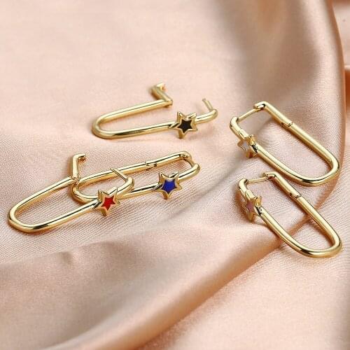 2021 Fashion Charm Copper Zircon Long Earring Simple Luxury Earrings For Women Jewelry Gift Geometric Rectangle Earrings