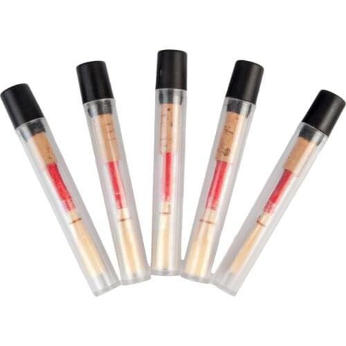 5pcs Oboe Reeds, Strength Medium Soft Oboe Reeds Handmade Red Cork Oboes Reeds