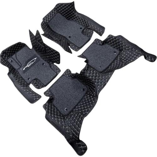 For Mitsubishi Eclipse Cross 2018 2019 Car-styling 3d Car Mats Luxury-surround Leather Floor Car Covers