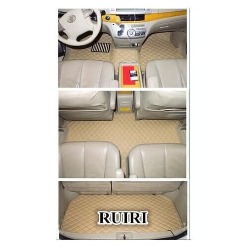 Good quality! Custom special floor mats for Right Hand Drive Toyota Tarago 7 seats 2017-2006 waterproof carpets,Free shipping