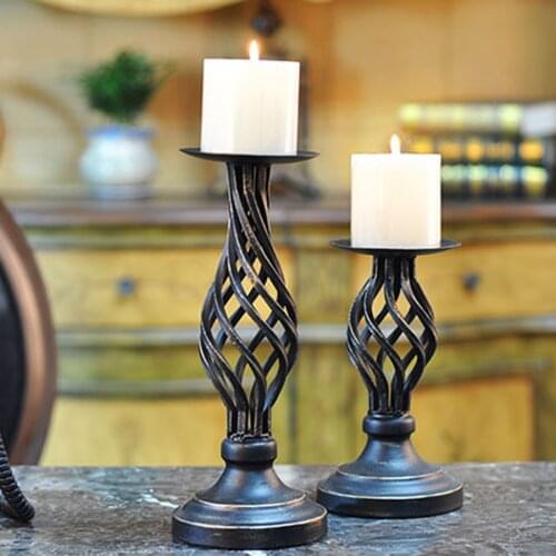 Stick Candle Holder Metal Weeding Decoration Weddings Centerpieces Candelabra Moroccan Lanterns Candle Stick Nordic Decor Home Z