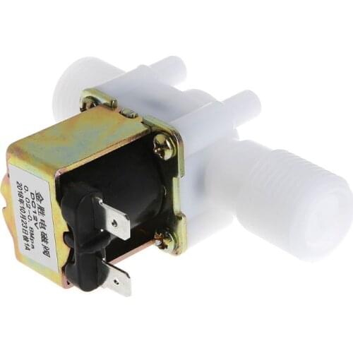New 12V Electric Solenoid Valve Magnetic DC N/C Water Air Inlet Flow Switch 1/2"