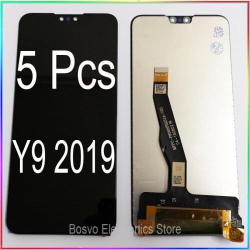 Wholesale 5 Pcs/Lot for Huawei Y9 2019 LCD screen display Enjoy 9 Plus with touch with frame