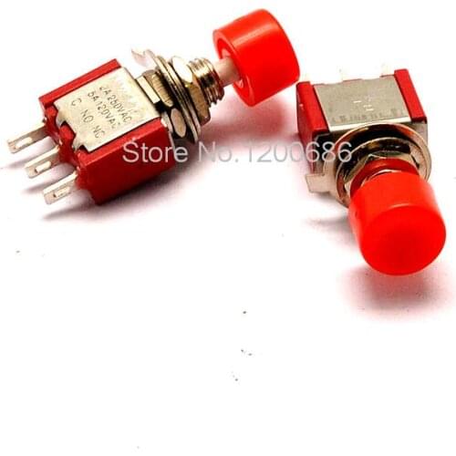 Toggle Switch Reset Button 3 Foot Jog 3P Reset DS-612 Red No lock switch
