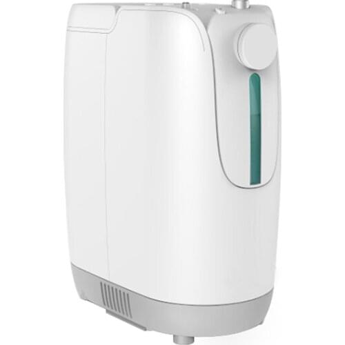 Rechargeable portable oxygen concentrator with rechargeable battery