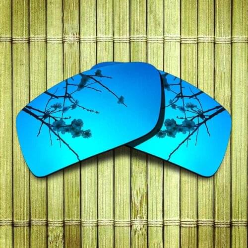 Polarized Replacement Lense For-Oakley Gascan Sunglasses Frame True Color Mirrored Coating - Blue Available