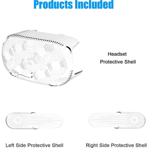 The porous outer cover is durable easy to clean washable beautiful and fashionable suitable for Oculus Quest 2 VR headset