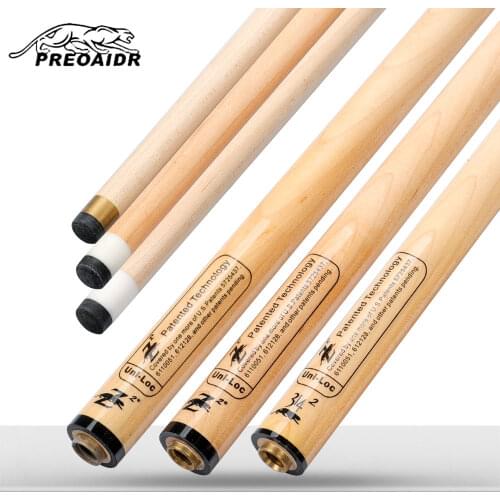 PREOAIDR 3142 Z2 Billiard Pool Stick Shaft 10mm 11.5mm 13mm Tip 8 Pieces in 1 Tecnologia Shaft Billar Kit Durable Professional