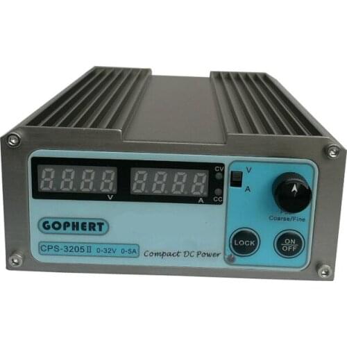 CPS-3205II 0-30V-32V Adjustable DC Switching Power Supply 5A 160W SMPS Switchable AC 110V (95V-132V) / 220V (198V-264V)