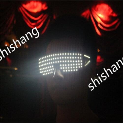 YJ603 LED Glasses for Festival Party Christmas Day/DJ Club disco/Ballroom Dancing Glowing luminous Glasses/ dance light glasses