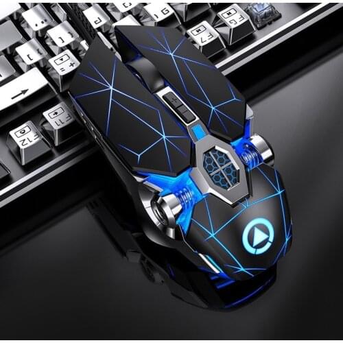 Silent Gaming Mouse Wired 3200DPI LED Backlit USB Optical Ergonomic Wired Mouse PC Gamer Computer Mouse For Laptop Games Mice