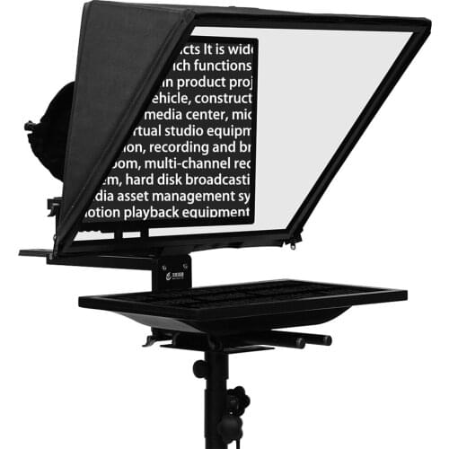 TYST Video TS-200 20 inch Teleprompter Streaming & Live Broadcast For Computer Laptop Video Speech News Live Interview Prompte