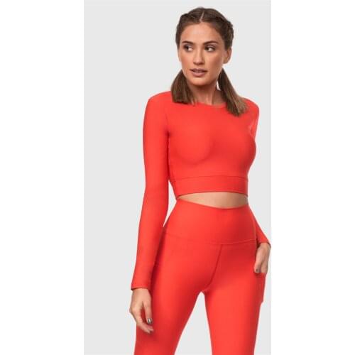 Superstacy Crop Top Pomegranate Flower