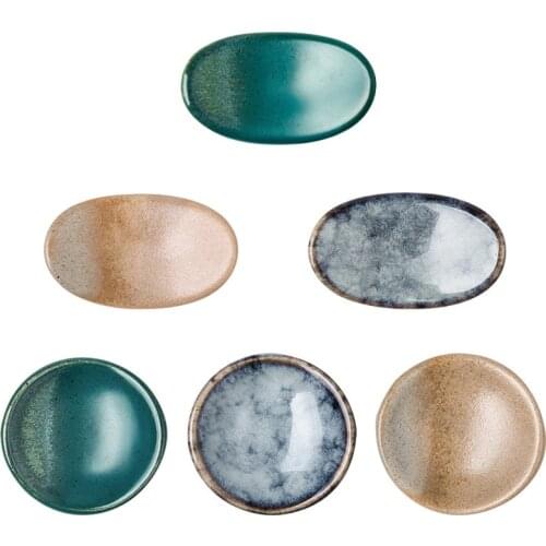 1Piece Earthenware Ingot Chopstick Holder Chopstick Rest For Dining Table Accessories Supplies