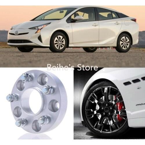 2pcs 25MM 5x100 54.1CB Car Hubcenteric Wheel Spacer Adapters For TOYOTA Prius