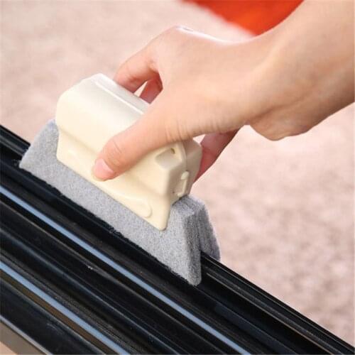 2019 new hot Window Groove Cleaning Cloth Window Cleaning Brush Windows Slot Cleaner Brush Clean Window Slot Clean Tool