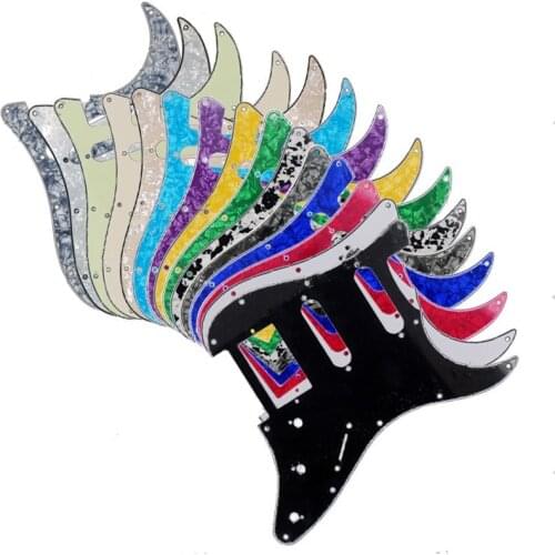 3 Ply 11 Holes Electric Guitar Pickguard Anti-Scratch Plate Multicolor for choose guitar accessories parts