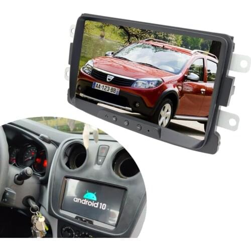 For Renault Sandero Stepway Android 10 Car Radio Multimedia Video Player Navigation GPS 6GB Ram 128GB Rom Autoradio Stereo HU