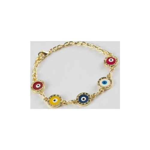 Evil eye Figured Chain Bracelet