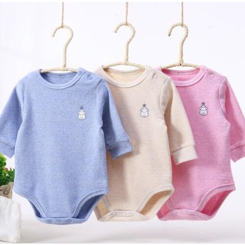 Baby clothes long sleeves baby bodysuit girl & boys clothes children clothing 100% cotton baby overalls jumpsuit baby round neck