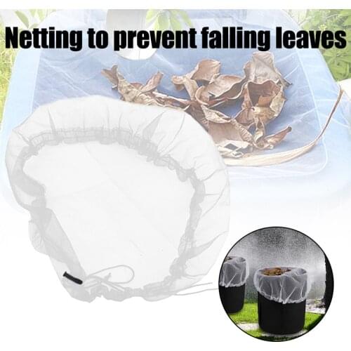 Rain Barrels Mesh Cover Drawstring Design Only Allows Water to Come in Buckets Tank Rain Harvesting Net Tool Protector TS2