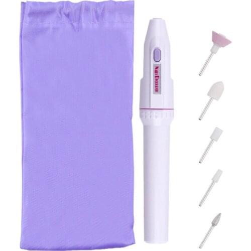 5 In 1 Electric Nail Drill Kit Manicure Pedicure Grinding Polishing Nail Art Sanding File Pen Tools Nail Buffer Machine Set