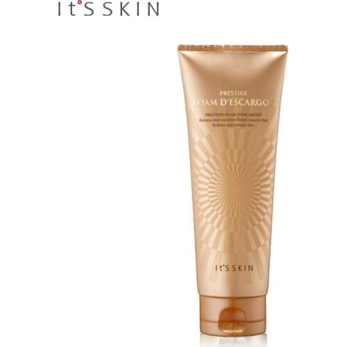 ITS Skin PRESTIGE Foam d'Escargot 150ml Deep Clean Shrink Pores Hydrating Whitening Moisturizing Elastic Repair Anti Aging CARE