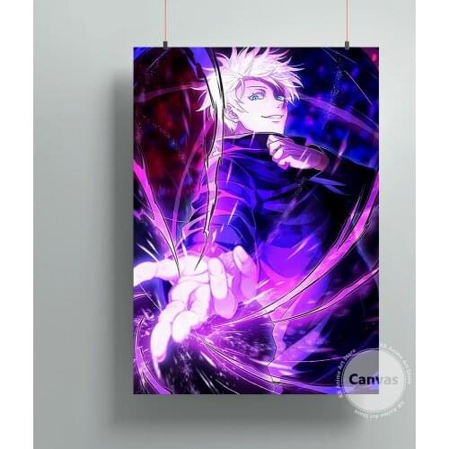 Canvas Anime Gojo Satoru Jujutsu Kaisen Pictures Home Manga Decoration Paintings Poster HD Prints Wall Art Modular Living Room