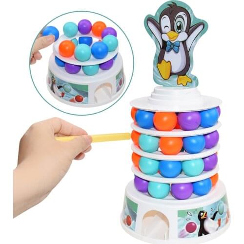Innovative Stacking Toys Penguin Skiing Family Desktop Game Stimulate Childrens Spatial Thinking Ability Kid Educational Toy