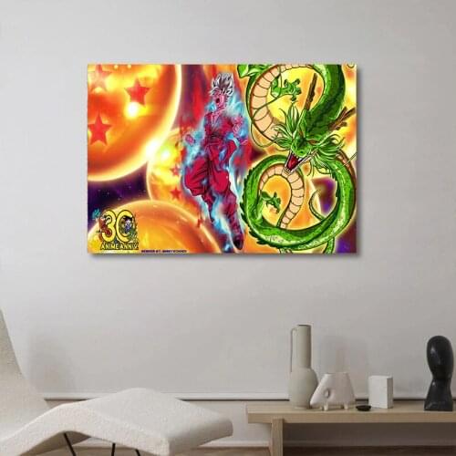 Japanese Anime Canvas Painting Dragon Ball Posters and Prints Print Mural Pictures Boys Room Home Wall Decor Kids Gifts Cuadros