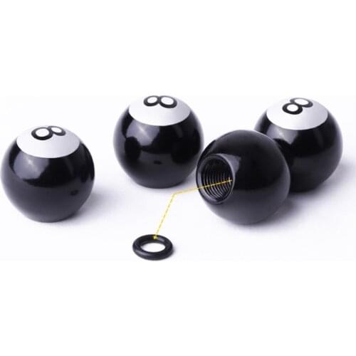 Car Tire Valve Caps Dustproof Covers Number 8 Protector Auto Tyre Wheel Tires Stems Air Valve Caps For Audi A4 B6 B7 A6 A2 A3 A5