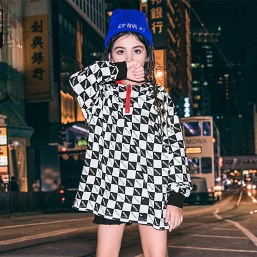 2020 Jazz Dance Costume Kids Fashion Hip Hop Rave Outfit Stage Wear Street Dance Performance Clothing Practice Clothes YB1185