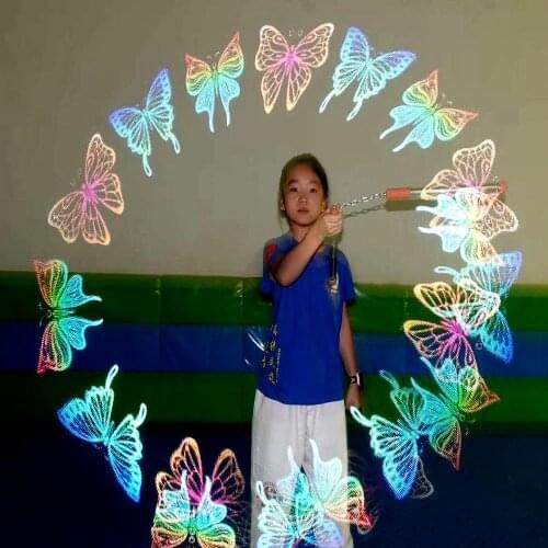 LED pixel POI nunchakus,80 pixels,2 sticks,len 33CM,super brightness club stick,increasing 2x80 pixels poi,DIY programmable poi