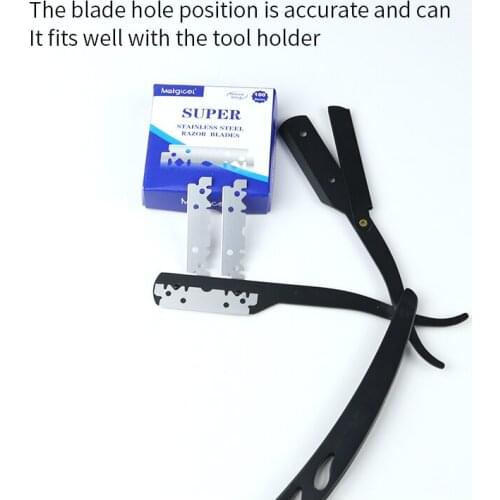 100 Super Stainless Steel professional Single Edge Razor Blades can be swapped for Razor Razor Blade