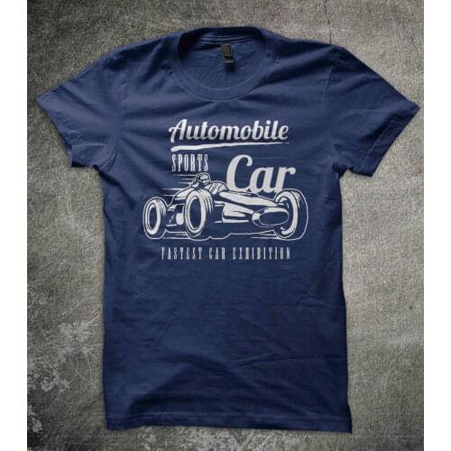 2019 Hot Sale 100% cotton T-shirt Biker rac car Moto Herren Schirt Hemd / Retro Car / Car Tee shirt
