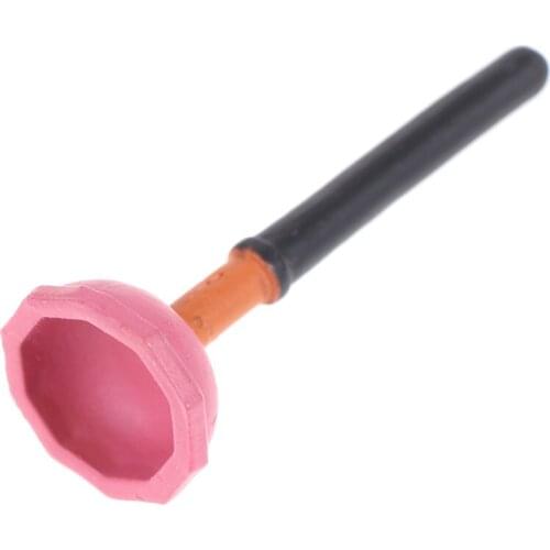 Mini Toilet Plungers Model Bathroom Decor Doll House Accessories 1:12 Dollhouse Miniature