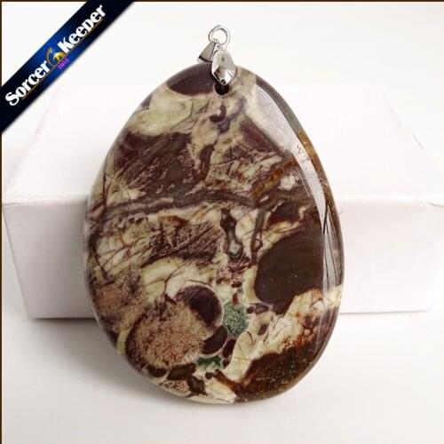 Fashion Real Mens Pendant Green Old KAMBABA Natural Stone Beads For Jewelry Making DIY Polar Jades Necklace Material WS802