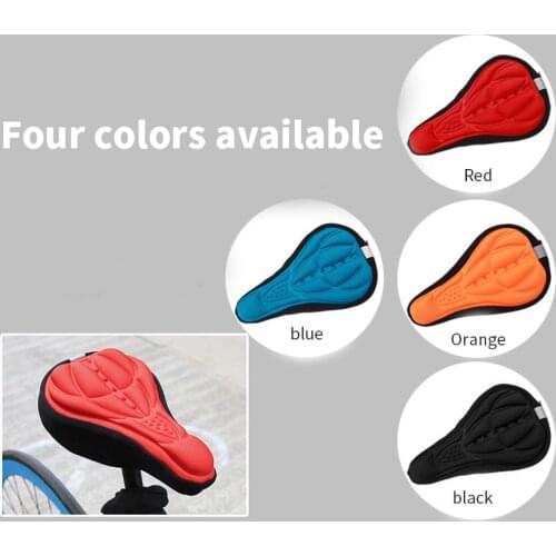MTB Super Soft Silicone 3D Gel Pad Cushion Accessories Bicycle Cushion Seat Cover Thin Breathable Foam Front Thicken Comfortable